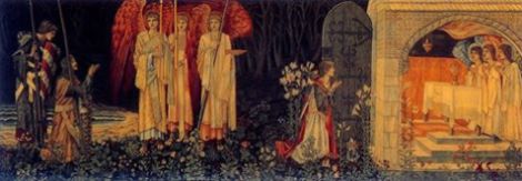 The Quest of the Holy Grail by Edward Burne Jones